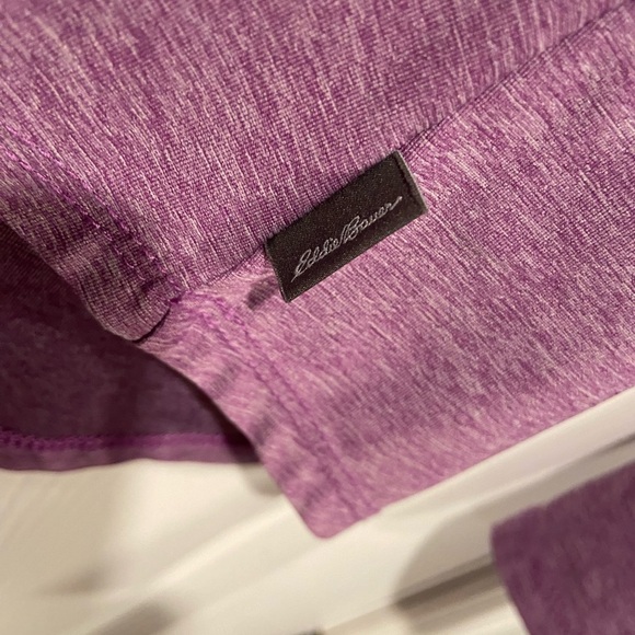 Eddie Bauer Relaxed Fit Purple Quick Dry Active Wear Long Sleeve Shirt Size M - Picture 7 of 12
